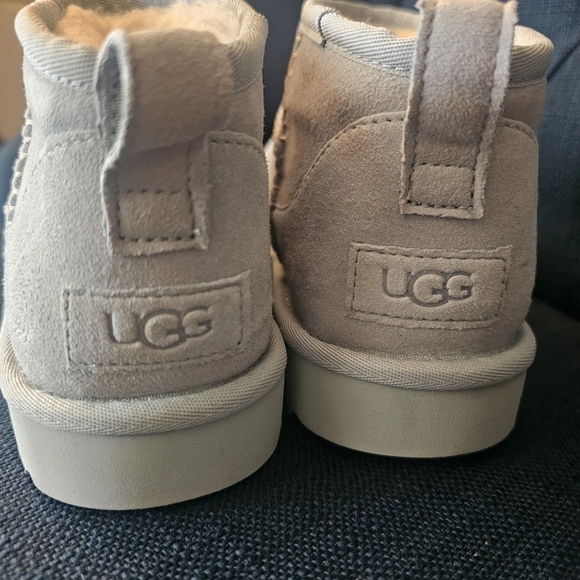 Cozy Light Blue Suede UGG Madhappy Ankle Boots - Picture 4 of 9